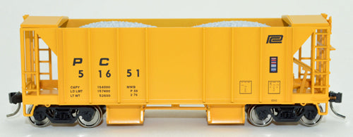 HO Scale - Bowser 43138 Penn Central 2-Bay Ballast Car Blt. 5-53 PC51703 HO8761