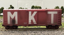 Load image into Gallery viewer, N Scale - MTL 07344080 MKT (Factory Weathered) 40&#39;Single Door Boxcar N11698
