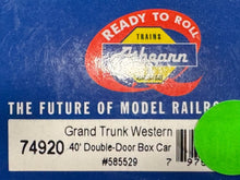Load image into Gallery viewer, HO Scale - Athearn 74920 Grand Trunk Western 40&#39; Double Door Boxcar GTW585529
