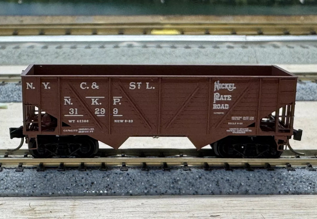 N Scale - MTL 57050 Nickel Plate Road 33' Twin Bay Hopper NKP31299 N11732