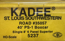 Load image into Gallery viewer, HO Scale - Kadee 5237 Cotton Belt 40&#39; PS-1 Single Door Boxcar SSW35057 HO11753
