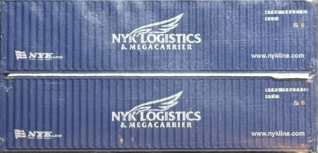 N Scale - JTC405014 NYL Logistics 40' Hi-Cube Containers (2) N11801