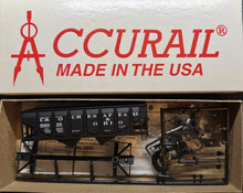 Load image into Gallery viewer, HO - Accurail 2802 Chesapeake &amp; Ohio Panel Side Twin Hopper Kit C&amp;O62035 HO11802
