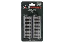 Load image into Gallery viewer, HO Scale - Kato 2-120 Unitrack 114mm Straight Track (4 Pcs) HO15176
