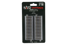 Load image into Gallery viewer, HO Scale - Kato 2-140 Unitrack 123mm Straight Track (4 Pcs) HO15178
