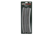 Load image into Gallery viewer, HO Scale - Kato 2-250 Unitrack R790 - 22.5 Curve Track (4 Pcs) HO15186
