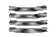 Load image into Gallery viewer, HO Scale - Kato 2-250 Unitrack R790 - 22.5 Curve Track (4 Pcs) HO15186
