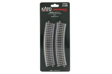 Load image into Gallery viewer, HO Scale - Kato 2-270 Unitrack R490- 22.5 Curve Track (4 Pcs) HO15185
