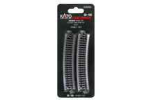 Load image into Gallery viewer, N Scale - Kato 20-160 N R481-15 Curved Track (4 ea) (19-15d) N11467
