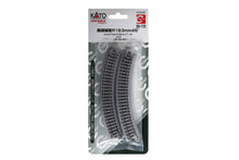 Load image into Gallery viewer, N Scale - Kato 20-172 N 183mm (7″) Radius 45º Curve Track [4pcs] N11458
