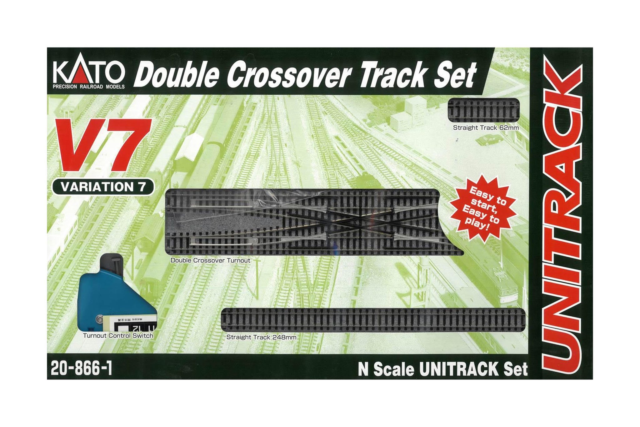 Kato 20-027 N Scale Level Crossing / Road Crossing Track – 124mm, #2