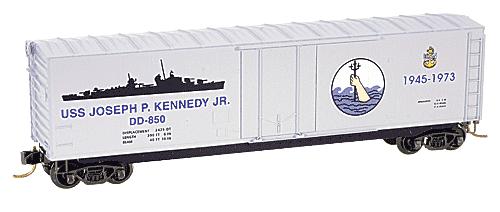 N - MTL 03800404 USS Joseph P Kennedy Jr 50' Plug Door Boxcar DD-850 N11405
