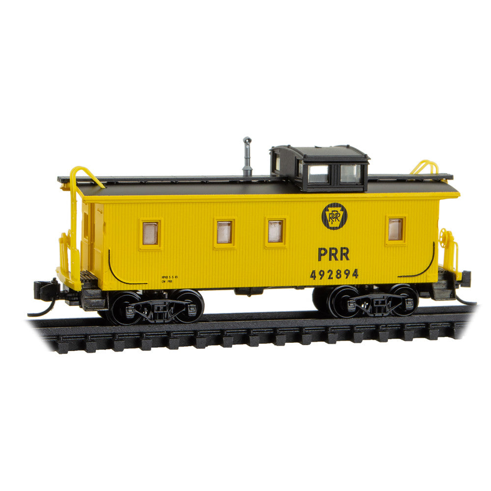 N - MTL 05100370 Pennsylvania 34' Wood Sheathed Caboose PRR492894 N11207