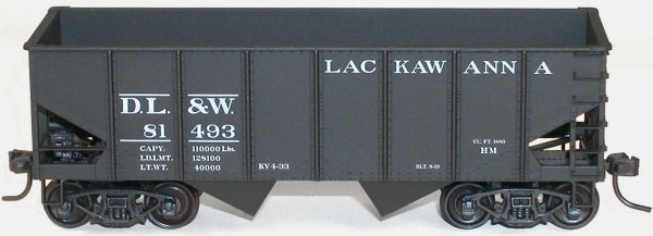 HO Scale - Accurail 2503.2 Lackawanna USRA 55 Ton Hopper DL&W81493 HO8868