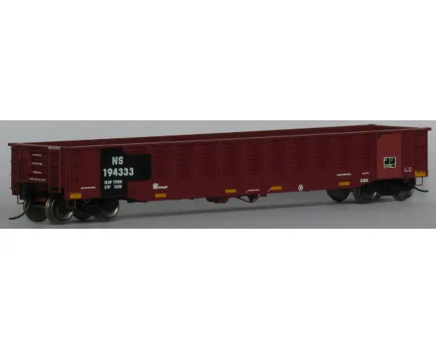 N Scale - Trainworx 25213-01 Norfolk Southern 52' Gondola NS194333 N9282