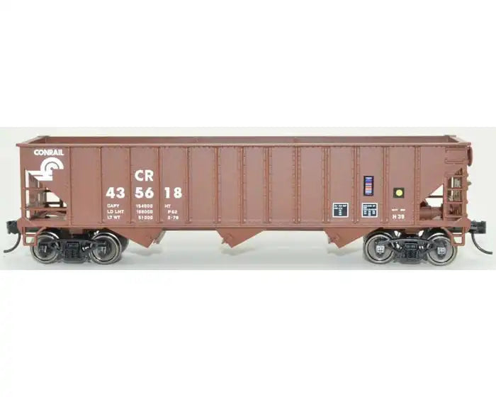 HO Scale - Bowser 42912 Conrail 70 Ton 12 Panel 3-Bay Hopper CR436152 HO12078