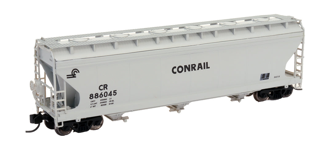 N - Intermountain 67076-01 Conrail 3-Bay 4650 Covered Hopper CR886022 N10218