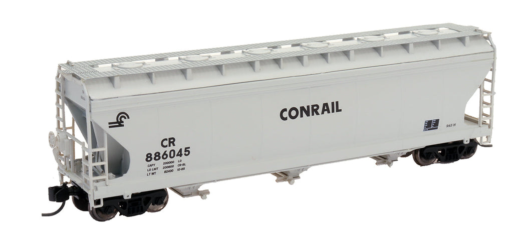 N - Intermountain 67076-06 Conrail 3-Bay 4650 Covered Hopper CR886087 N10222