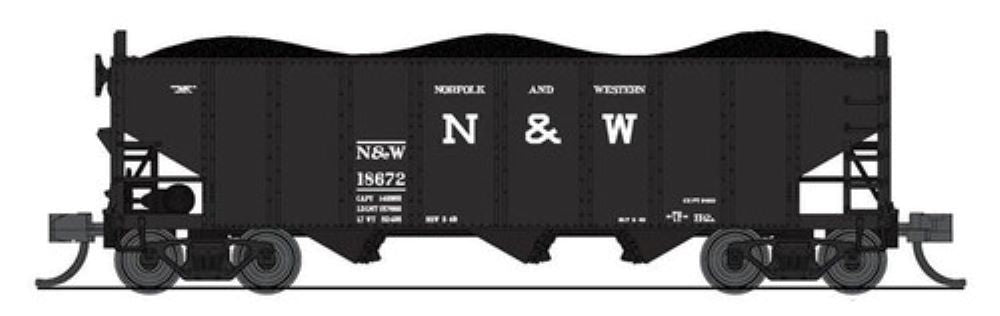 HO - BLI 802C Norfolk & Western H2a 70 Ton 3-Bay Hopper N&W26115 HO10575