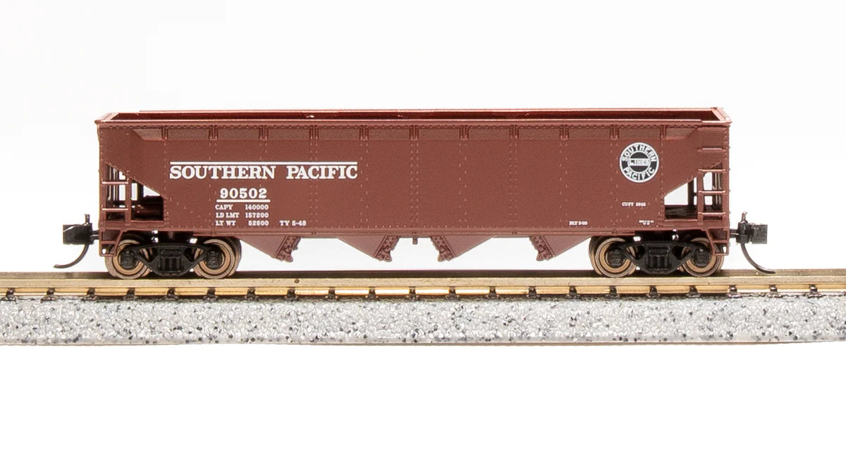 N Scale - BLI 7437 Southern Pacific ARA 70 Ton Quad Hopper SP90557 N86 ...