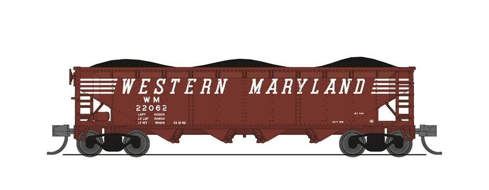 N Scale-BLI 7439 Western Maryland ARA 70Ton Quad Hopper WM22833 N12110