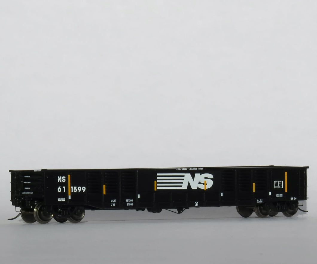 N Scale - Trainworx 25213-10 Norfolk Southern 52' Gondola NS611599 N8471