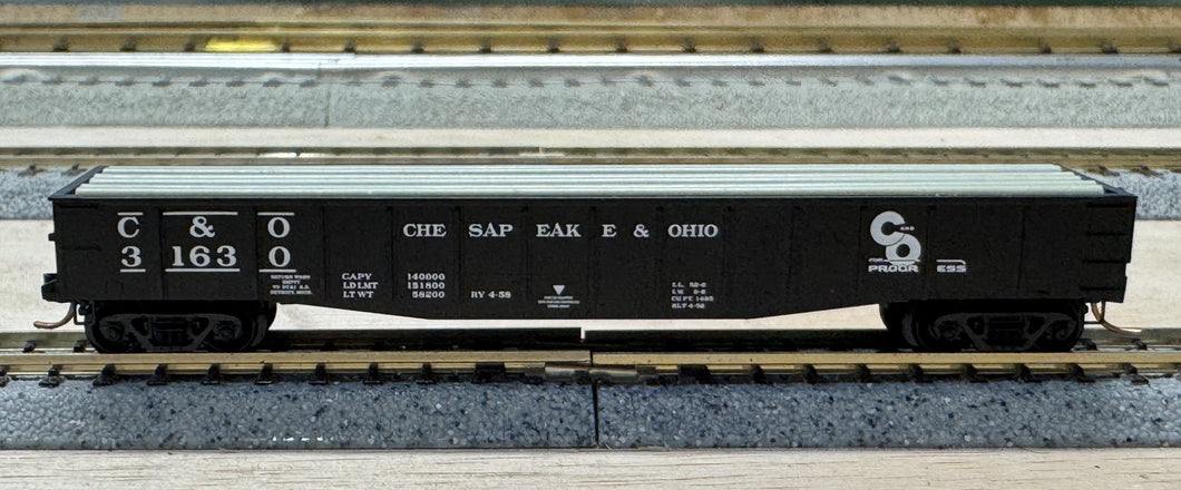 N Scale - MTL 10500160 Chesapeake & Ohio 50' Fixed End Gondola C&O31630 N11232