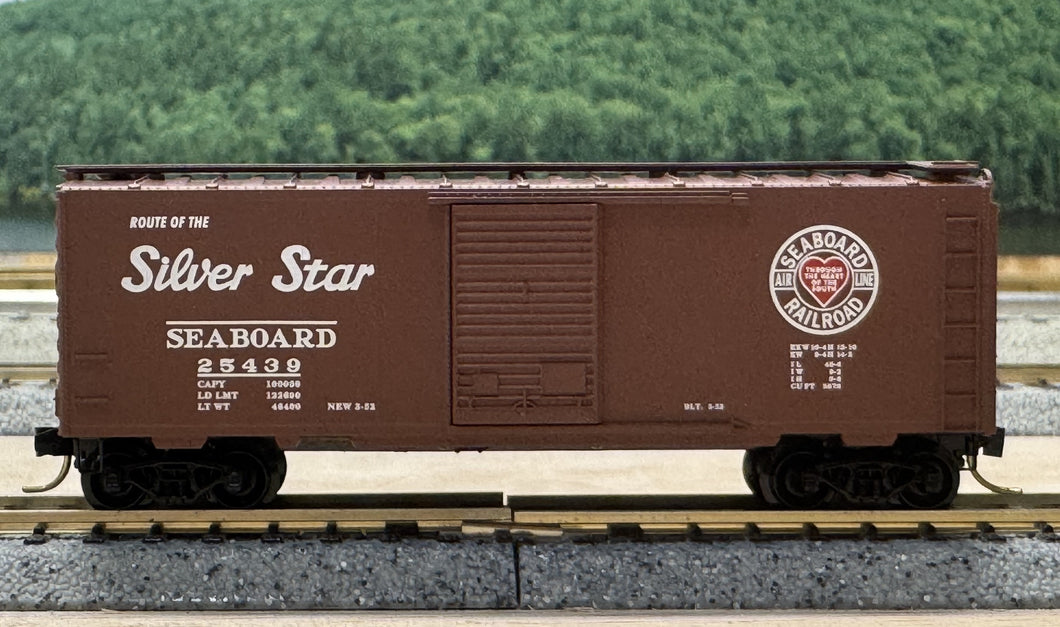 N Scale - MTL 20650 Seaboard Air Line 40' Single Door Boxcar #25439 N11255
