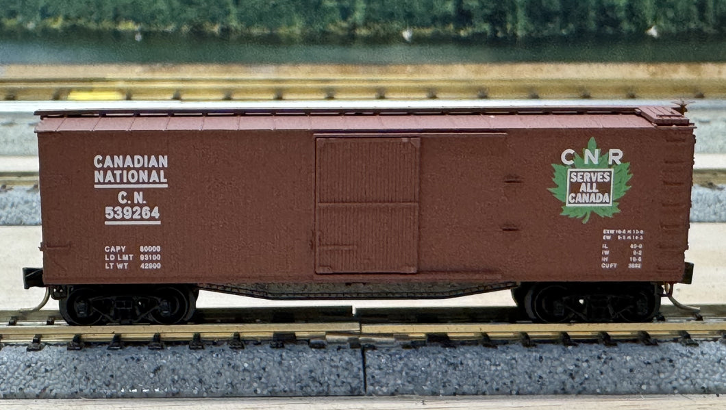 N Scale - MTL 39040 Canadian National 40' Single Door Boxcar CN 539264 N11364