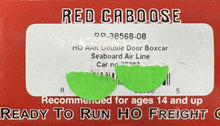 Load image into Gallery viewer, HO - Red Caboose RR-38568-08 Seaboard Air Line Double Door Boxcar SAL22292 HO11628

