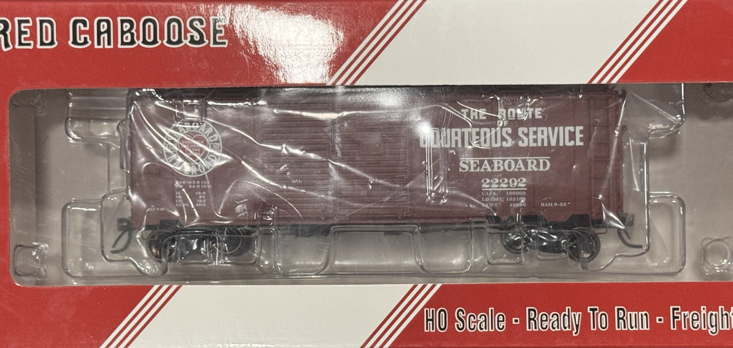 HO - Red Caboose RR-38568-08 Seaboard Air Line Double Door Boxcar SAL22292 HO11628