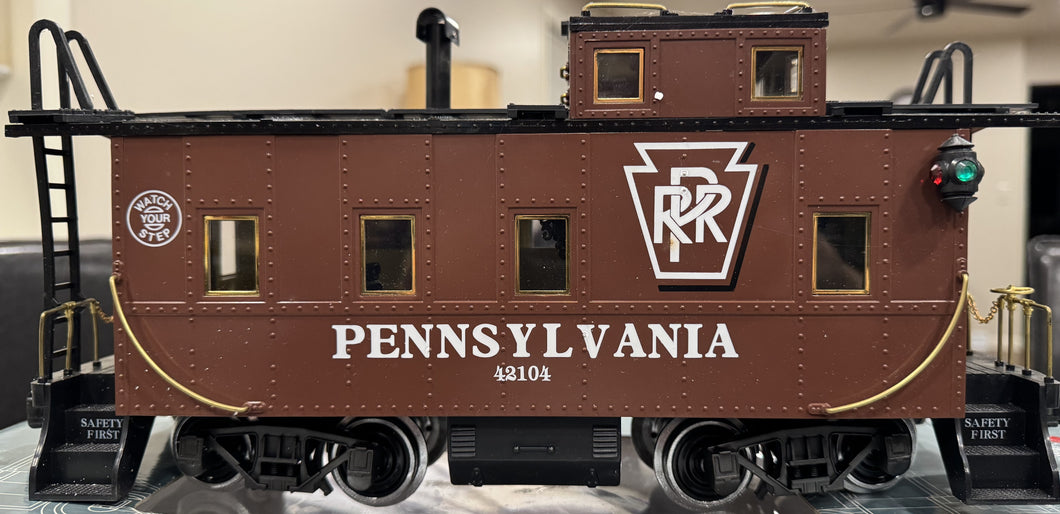 G Scale - REA 42104 Pennsylvania Steel Caboose #42104 G11630