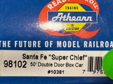 Load image into Gallery viewer, HO - Athearn 98102 Santa Fe &quot;Super Chief&quot; 50&#39; Double Door Boxcar ATSF10381 HO11907
