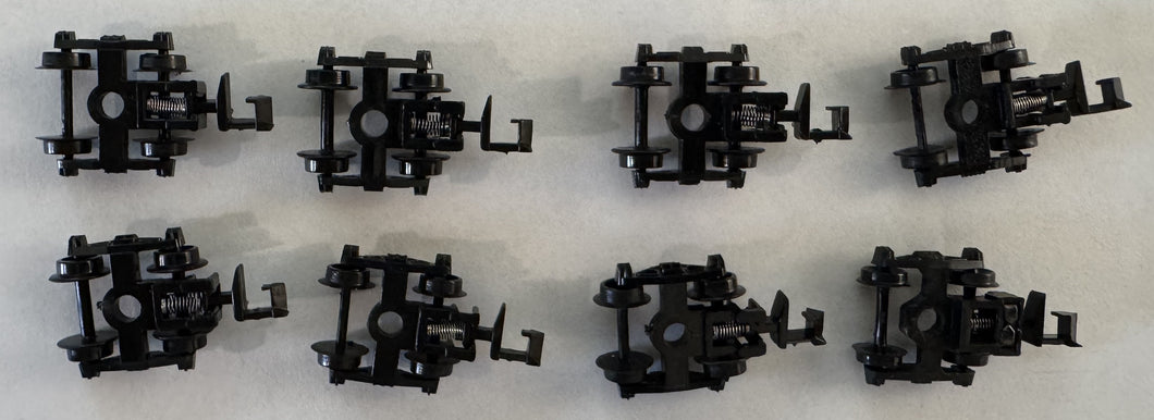 N Scale - Rapido Style Trucks w/ Couplers (4 Pair) N11687