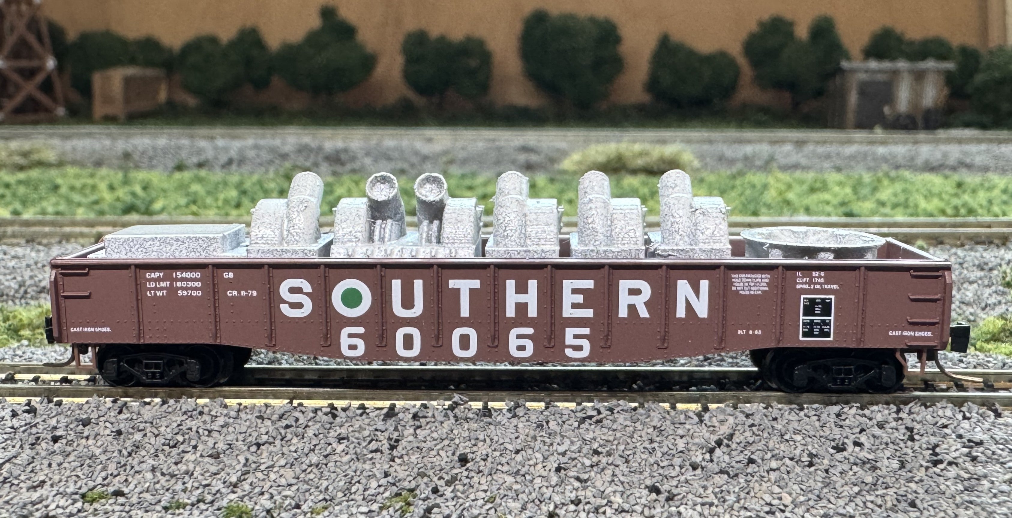 Z - MTL 52200371 Southern Railway 50' Drop End Gondola w/ Load #60066 ...
