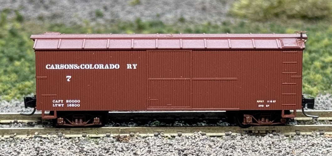 NN3 Scale - Carson & Colorado Single Door Boxcar #7 NN7809