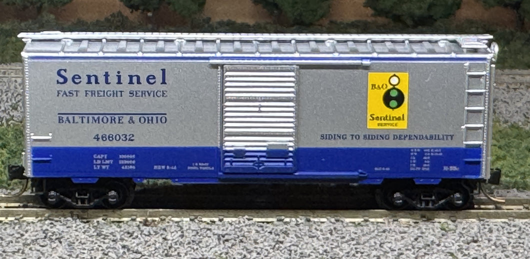 N Scale - MTL 20256 Baltimore & Ohio 40' Single Door Boxcar #466032 N735