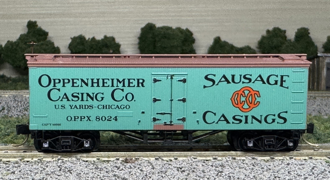 N Scale - MTL 58040 Oppenheimer Casing 36' Wood Ice Reefer OPPX8024 N11876