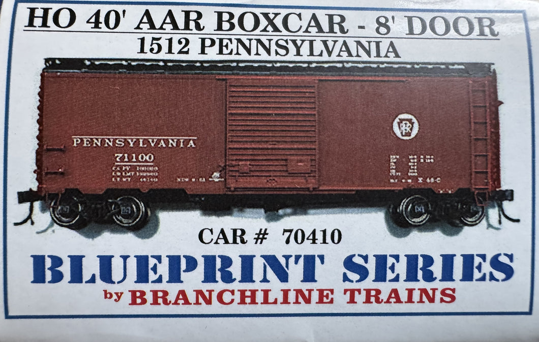 HO - Branchline Trains Pennsylvania 40' AAR Boxcar w/ 8' Door Kit #70410 HO11913