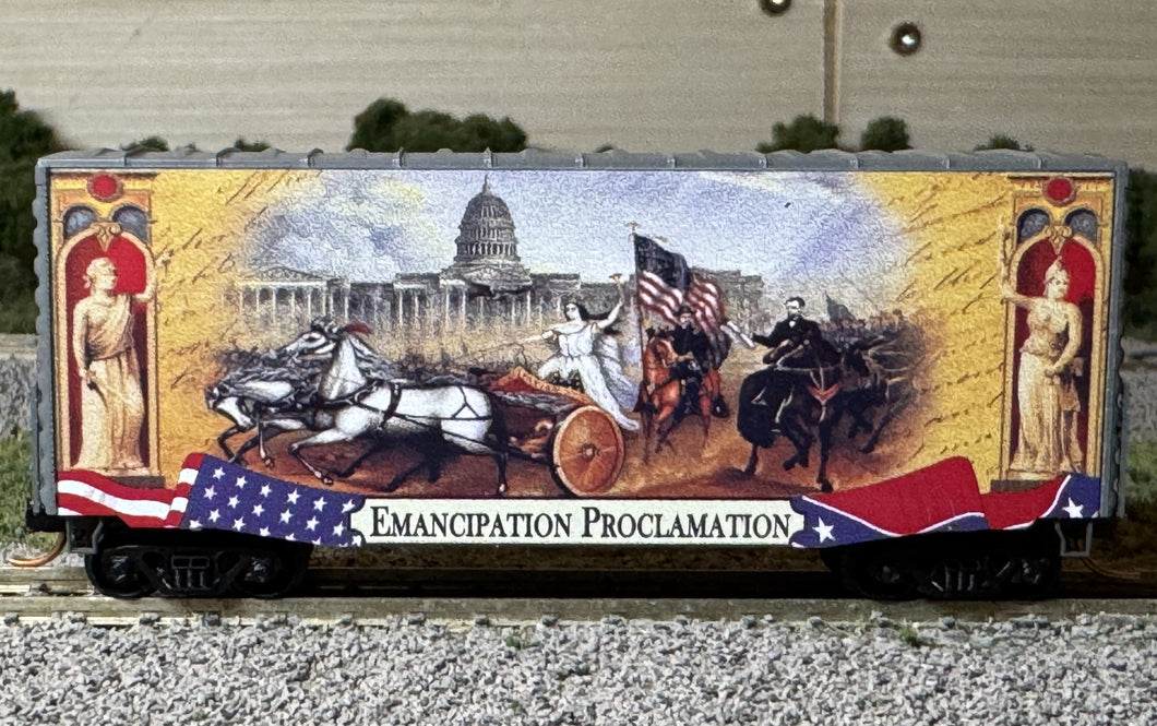 N Scale - MTL 10100707 Civil War - Emancipation 40' Hy-Cube Boxcar #7 N11948