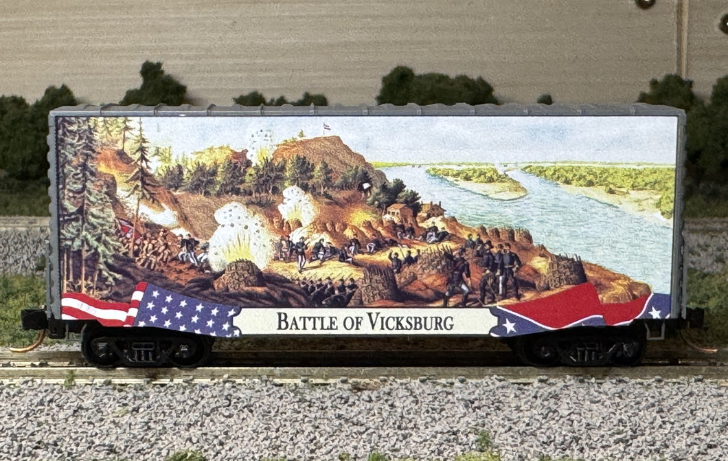 N Scale - MTL 10100709 Civil War - Vicksburg 40' Hy-Cube Boxcar #9 N11950