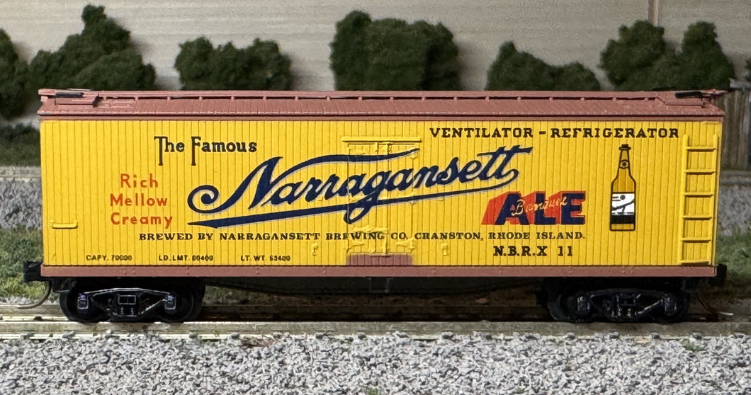 N Scale - Kadee 49220 Narragansett 40' Wood Sheathed Reefer NBRX11 N11992