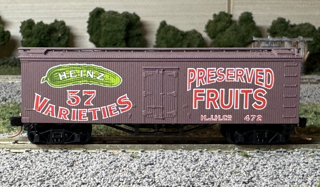 N Scale - MTL 05800270 Heinz - Car #2 36' Wood Refrigerated Car #472 N11974