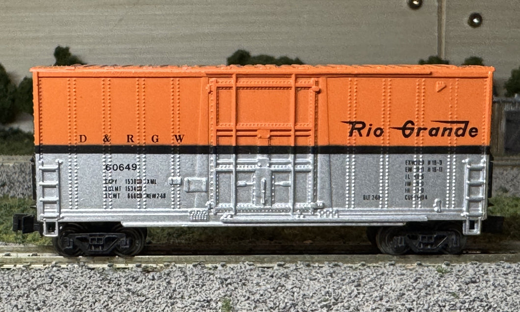 N Scale - Bachmann 71289 Denver & Rio Grande Hi-Cube Boxcar D&RGW80649 N11986