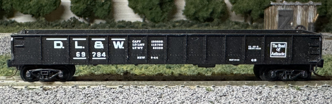 N Scale - Kadee 48071 Lackawanna 50' Drop End Gondola DL&W69784 N11995