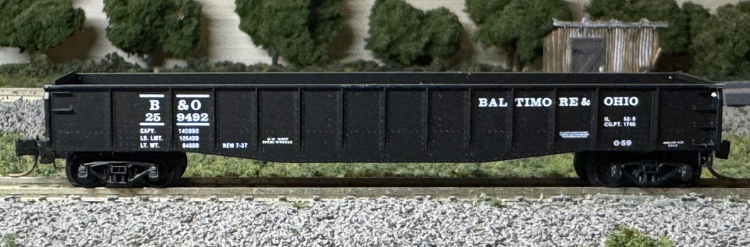 N Scale - MTL 46150 Baltimore & Ohio 50' Drop Ends Gondola B&O259492 N11967