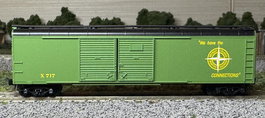 N Scale - MTL DT&I 50' Double Door Wagon Top Boxcar DTI X717 N11983