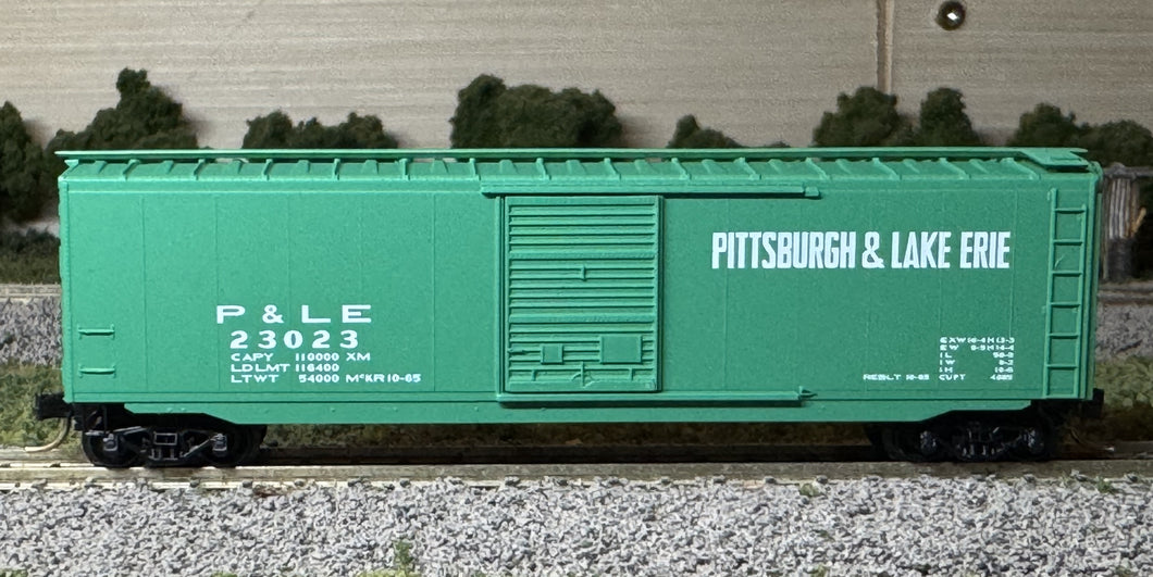 N Scale - MTL 31050 Pittsburgh & Lake Erie 50' Single Door Boxcar P&LE23023 N11985