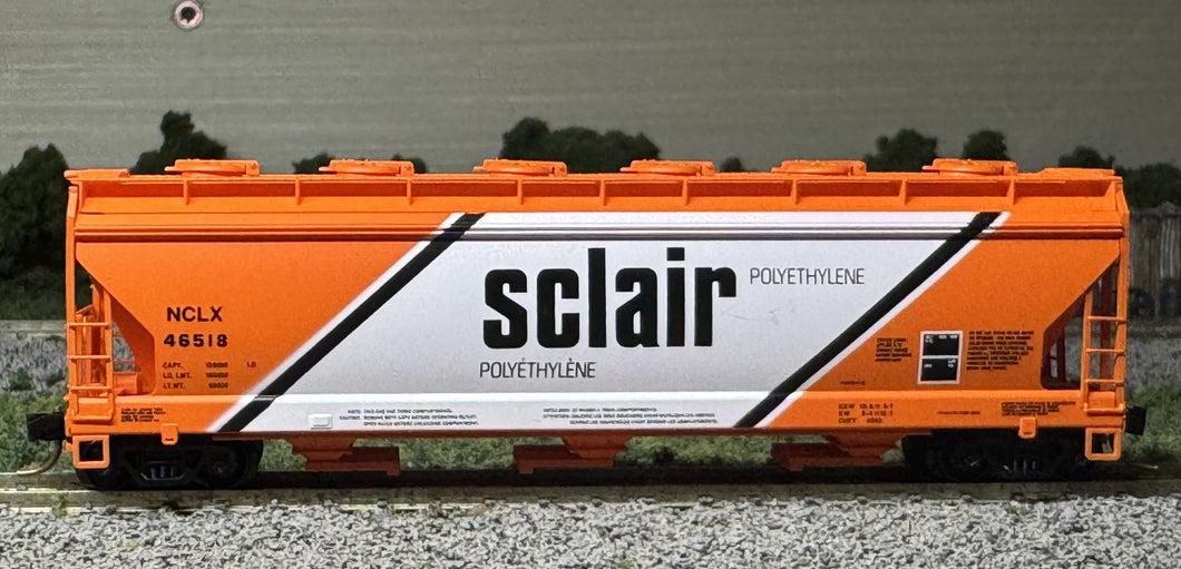 N Scale - MTL 93040 SCLAIR 3-Bay ACF Centerflow Hopper NCLX46518 M12019