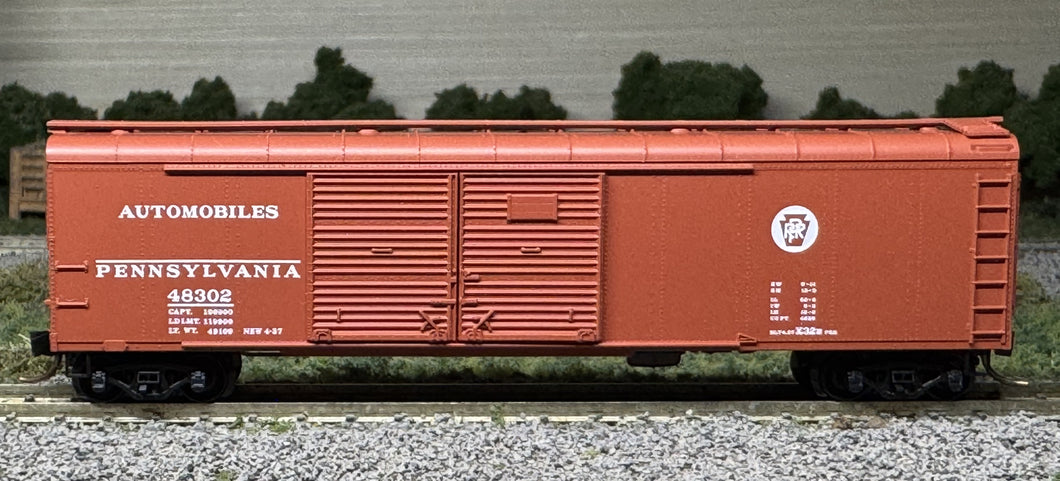 N - MTL 79010 Pennsylvania 50' Wagontop Double Door Boxcar #48302 N12030
